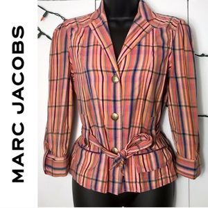 Marc Jacobs Long Sleeve Multicolor Striped Top